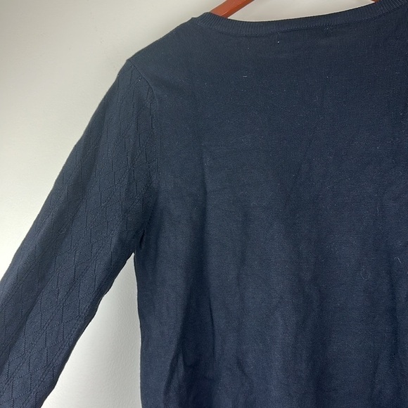 Design History Woman’s Sweater XL Black Crew Neck - Picture 4 of 5